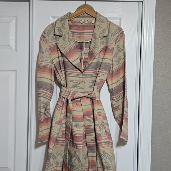 Soft Surroundings Ranch House Blanket Coat Luna Duster - Picture 3 of 6